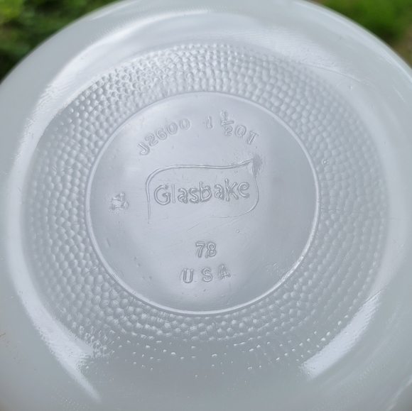 Vtg Glasbake Pennsylvania Dutch Casserole Dish - Picture 6 of 16